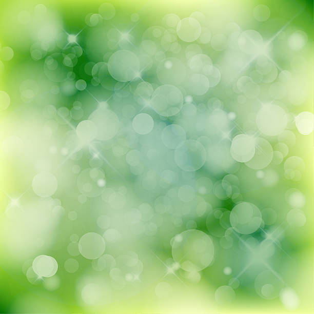 istock green bokeh abstract light background.  illustration 473950218