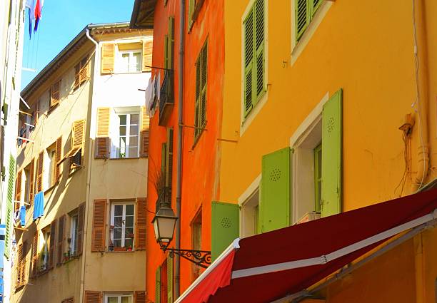 istock colorfull buildings in Nice's old town 473950940