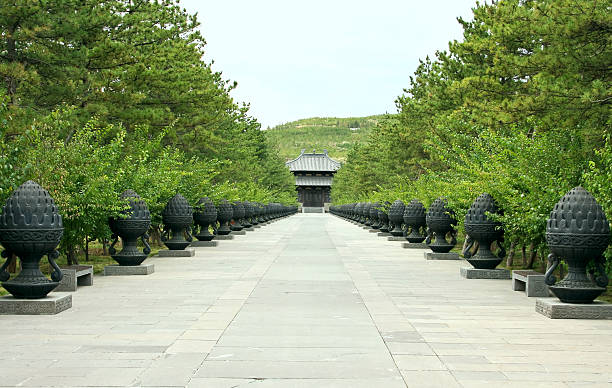 Buddhist holy place stock photo