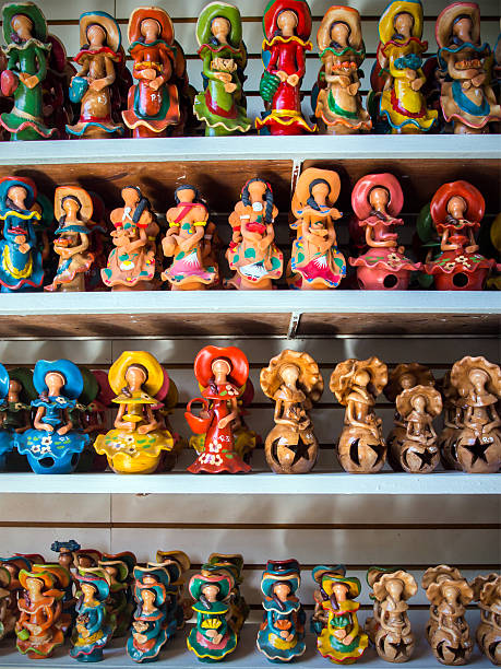 Traditional ceramic souvenirs in Dominican Republic