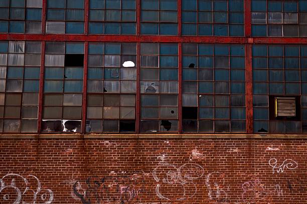 Factory exterior stock photo