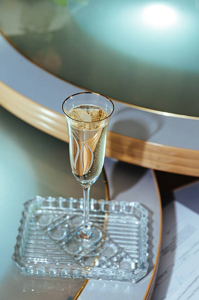 istock Wedding glasses of champagne 473961746