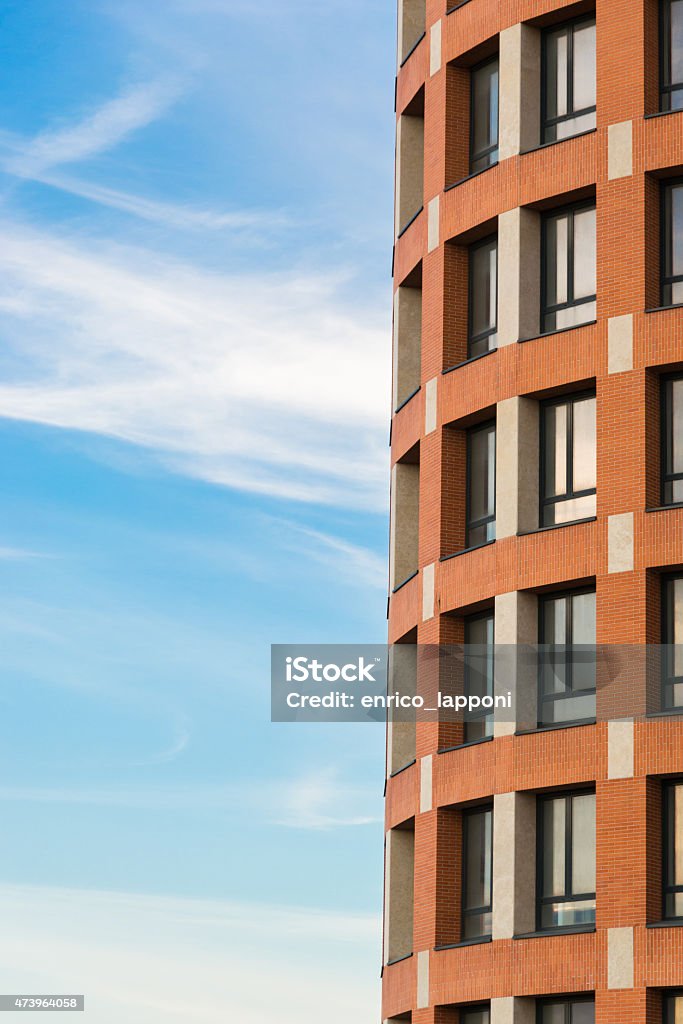 New apartment building on a sunny day 2015 Stock Photo