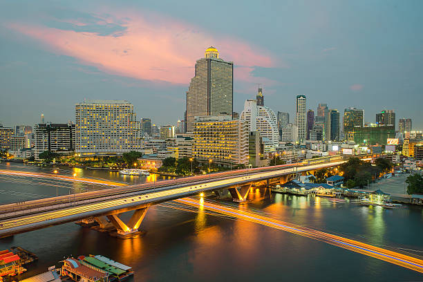 istock Bangkok city in night, Thailand 473964226