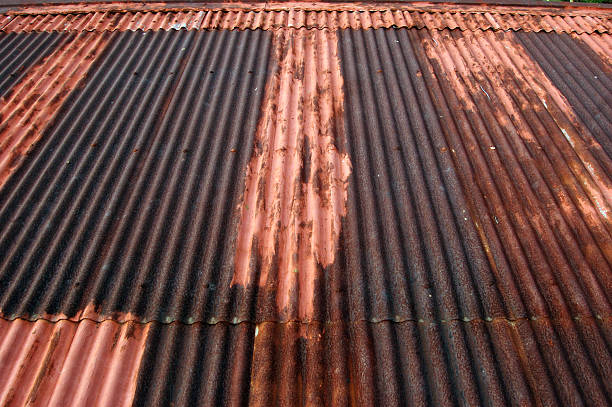 istock Corrugated roof photo 473969168