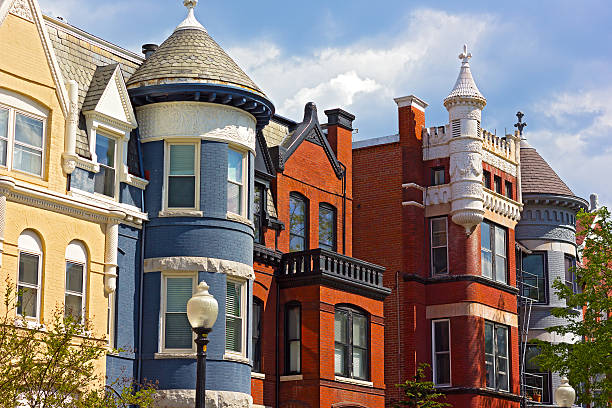 istock Historic residential architecture of Washington DC. 473969262
