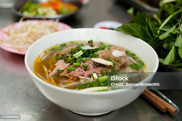 Pho Saigon Streetfood Stock Photo - Download Image Now - Pho Soup, Vietnam, Soup