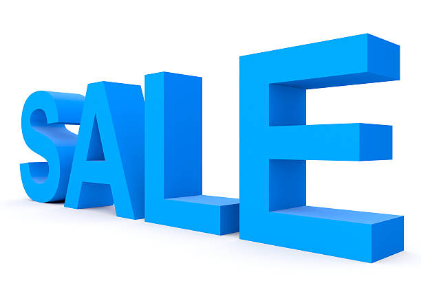 istock SALE - blue 3d letters isolated on white 473989122