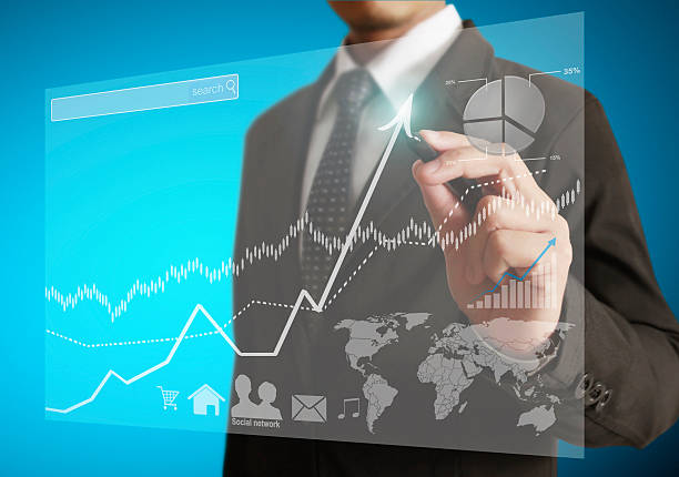 istock businessman hand writing  business graph 473999314