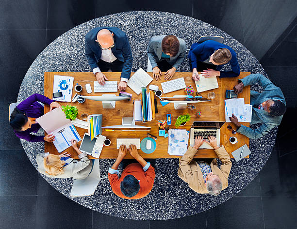 istock Group of People in a Meeting and Copy Space 474001754