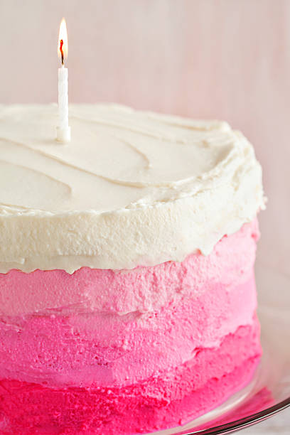 istock Vanilla Cake in Pink Ombre 474005904
