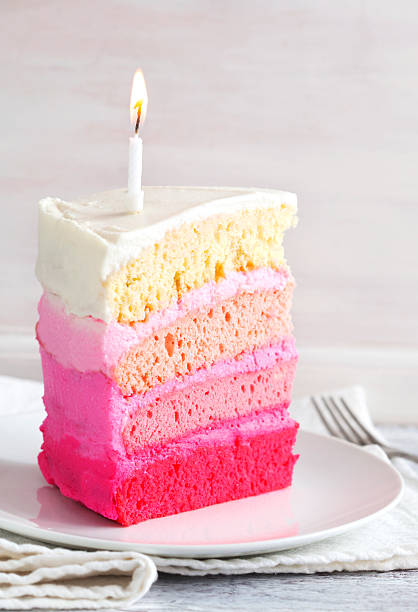 istock Vanilla Cake in Pink Ombre 474005930