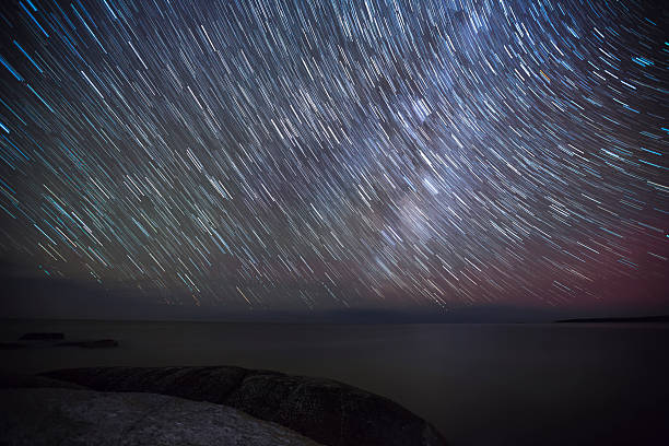 istock Milky Way star trail and Aurora Australis 474008630