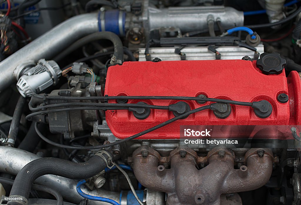 Race car engine 2015 Stock Photo