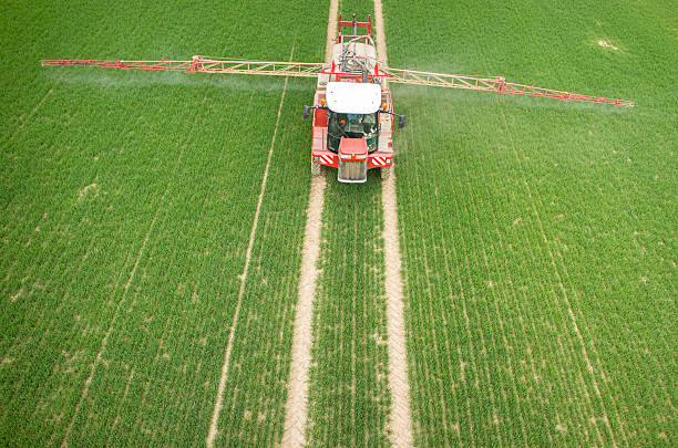 istock Aerial view of the tractor 474012090