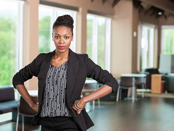 istock Confident Young Black Business Woman 474013819
