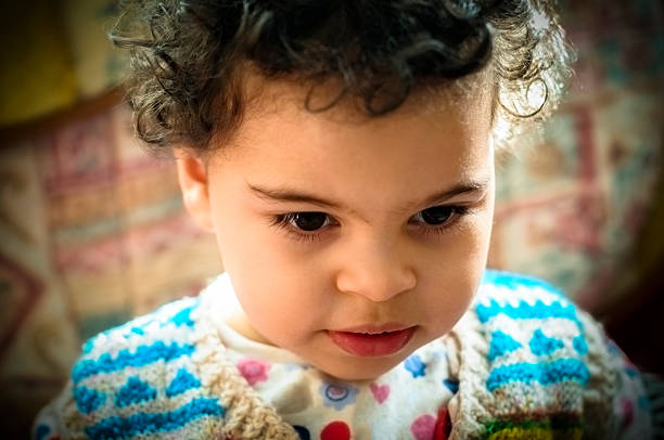 istock PEOPLE: Serious Looking 2 Years Old Toddler 474014121