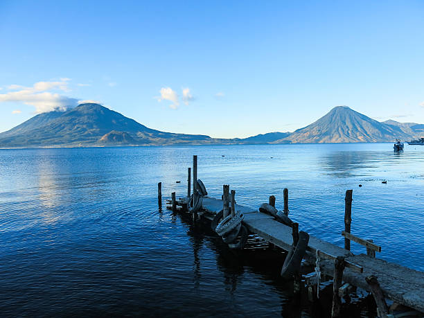 istock Lake Atitlan and Volcanoes 474019905