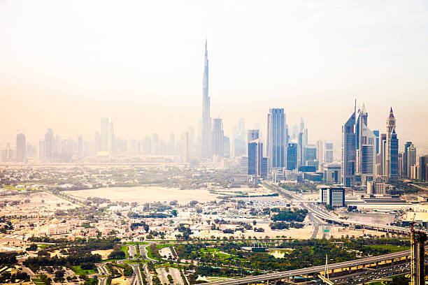 istock Dubai downtown skyscrapers and office buildings 474026706