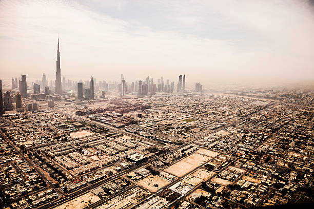 istock Dubai downtown skyscrapers and office buildings 474026712