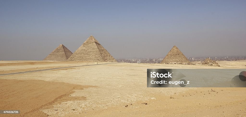 Die Pyramiden von Gizeh, Kairo, Ägypten. - Lizenzfrei Afrika Stock-Foto