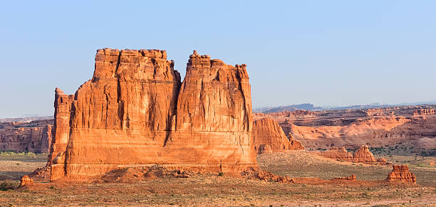 istock Sandstone Butte at Arches National Park , Courthouse Towers 474038780