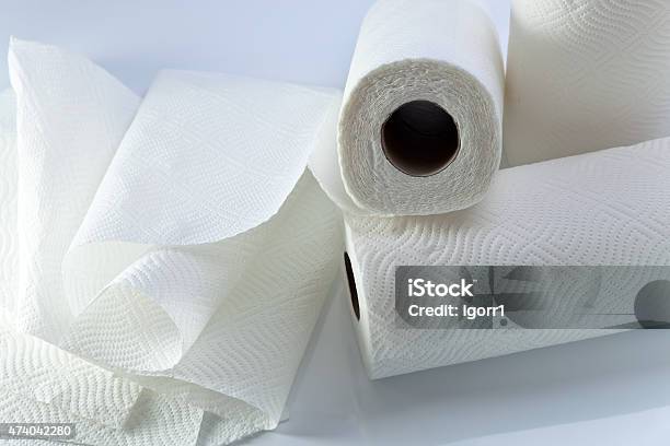 Paper Towel Stock Photo - Download Image Now - Paper Towel, Paper, Towel