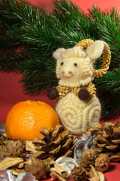 istock Christmas composition. Symbol of 2015 new year. 474044908