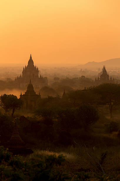 istock Sunrise over the temples of Bagan. 474047174