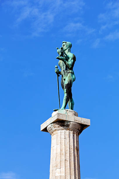 istock Victor monument on a sunny day 474047496