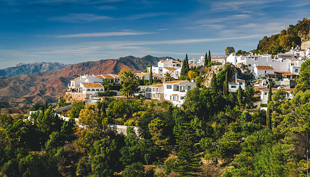 adorável little branco aldeia de mijas - southern charm imagens e fotografias de stock