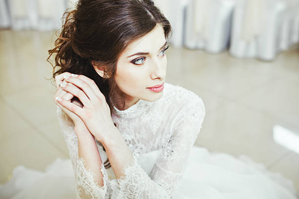 istock Wedding picture of happy bride. 474048382