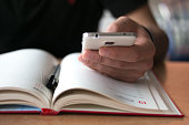 Book and Smart Phone