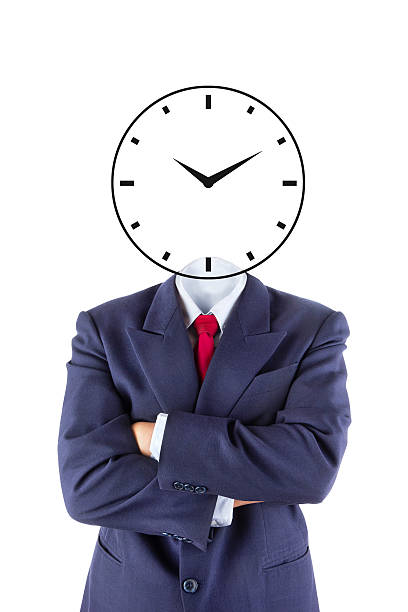 istock invisible businessman head think for time management 474055943