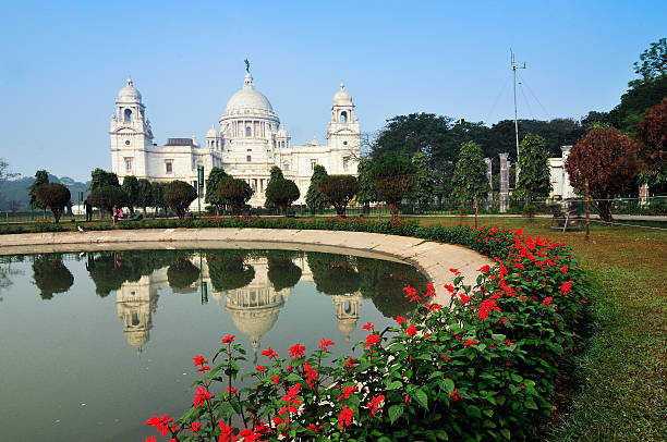 istock Victoria Memorial, Kolkata , India - reflection on water. 474056425