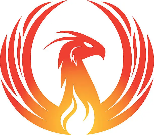 Vector illustration of Phoenix design
