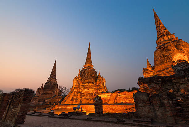 istock Wat phra sri sanphet in the night ,Ayutthaya ,Thailand 474058720
