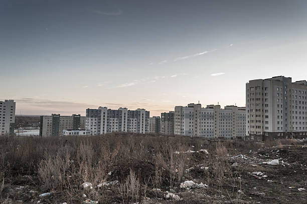 istock Grey Innrer-City Apartment Blocks 474059560