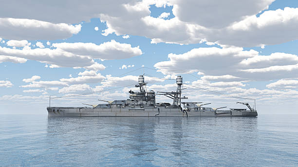 istock American battleship of World War 2 474065966