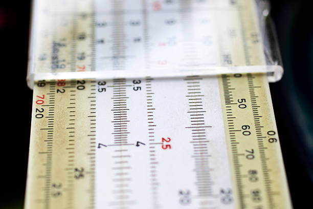 istock Student slide rule from the 1960s 474067142