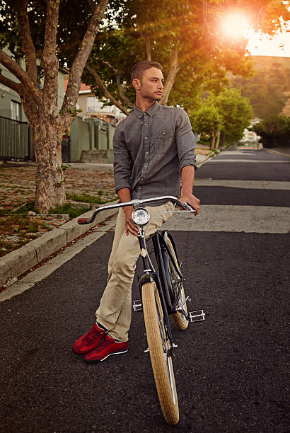 istock Going for a bike ride to clear his head 474067960
