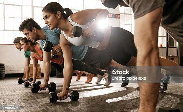 Gym Is A Way Of Life Stock Photo - Download Image Now - Gym, Health Club, Exercising