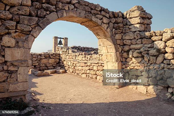 Bell In Hersonesos Stock Photo - Download Image Now - 2015, Bell, Black Sea