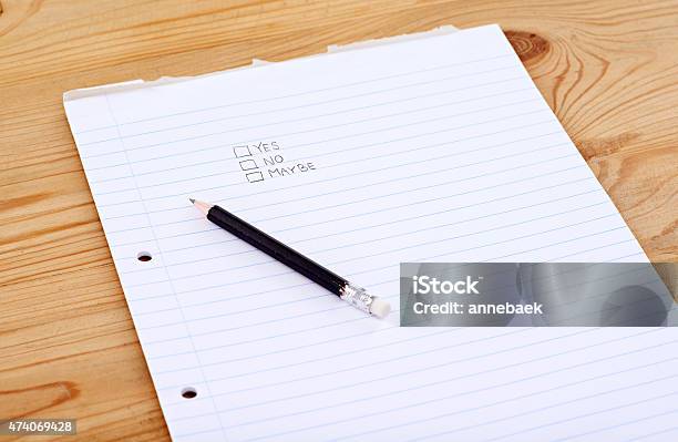 Make Your Choice Stock Photo - Download Image Now - 2015, Checkbox, Choice