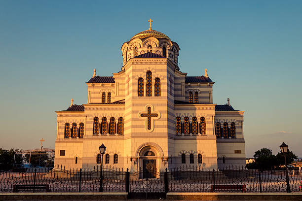 Cathedral of St. Vladimir stock photo