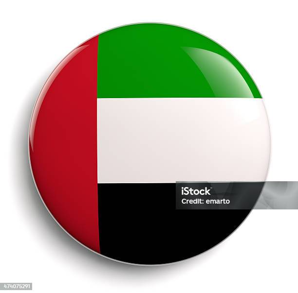 Uae Flag Stock Photo - Download Image Now - Abu Dhabi, Campaign Button, Flag