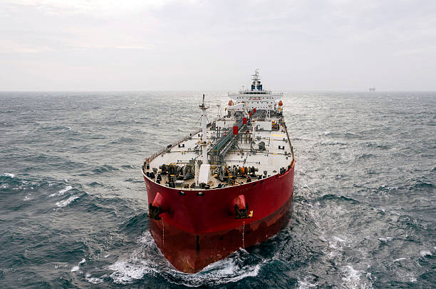 The tanker The tanker in the high sea passenger ship stock pictures, royalty-free photos & images