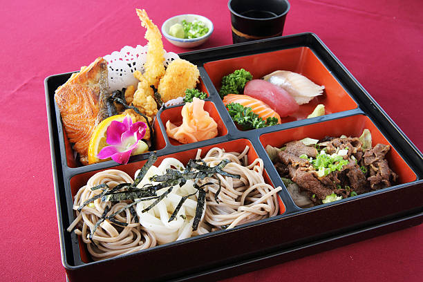 istock Japanese Bento sushi and soba 474080020