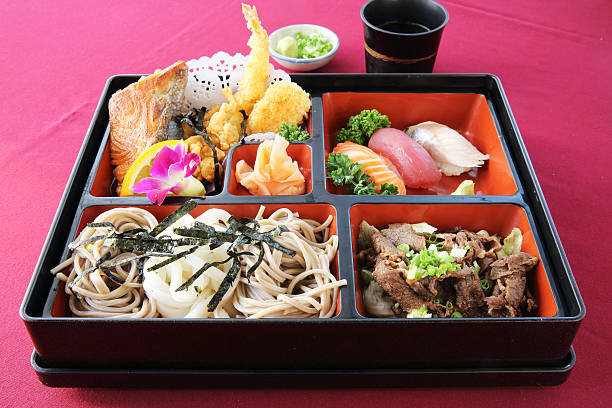 istock Japanese Bento sushi and soba 474080030