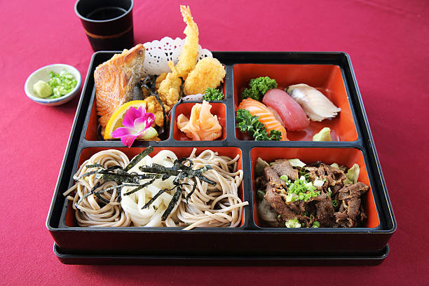 istock Japanese Bento sushi and soba 474080212
